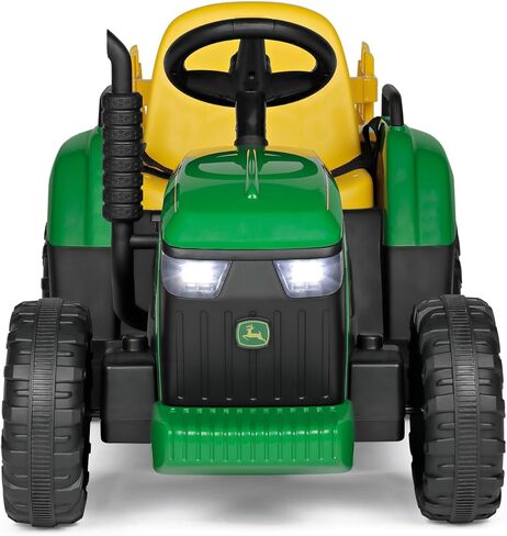 Peg Perego John Deere Farm Power 12 فولت جرار ومقطورة مع جهاز تحكم عن بعد in Kuwait