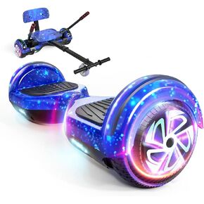 LIEAGLE Hoverboard، لوح سكوتر ذاتي التوازن مقاس 6.5 بوصة مع عجلات بلوتوث وأضواء LED للأطفال والكبار in Kuwait