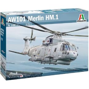 Italeri 1486 AW101 Merlin HM.1 1:72 Scale Plastic Model Kit/Model Assembly in Saudi Arabia
