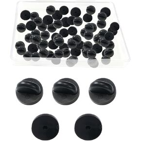 Lapel Pin Backings,150 PCS PVC Rubber Backings for Pins,Butterfly Clutch Pin Backs for Uniform Badge Replacement,Lapel Pin Badge Backs Holders Keepers in Kuwait