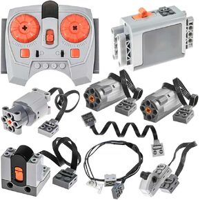 9pcs Motor-Function-Set Compatible with Major Building Block Brands, Includes-switches Light-Cables Remote Controls and More in Kuwait