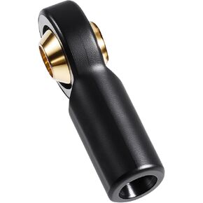 ذراع ربط قضيب ربط نهاية رأس الكرة، M2 2.0xL19mm حامل رأس قضيب ربط نهاية الكرة، وصلة كروية بلاستيكية لنموذج RC سيارة قارب طائرة سوداء in Kuwait