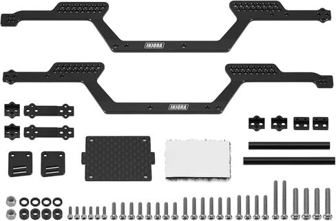 INJORA BUG18 Body with LCG Aluminum Universal Chassis for 1/18 RC Crawler TRX4M Upgrade(Purple) in Saudi Arabia
