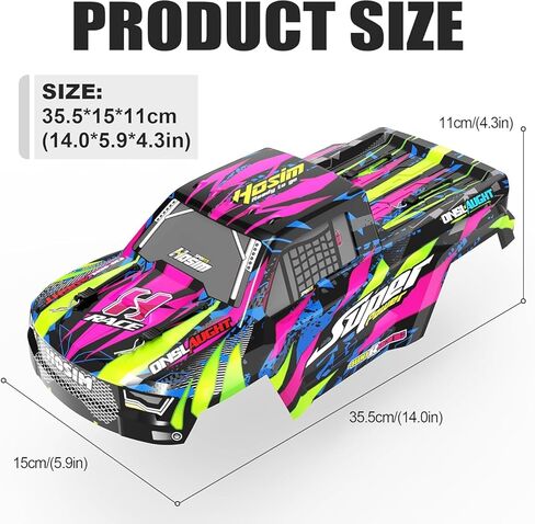 Hosim X08 RC Car Body Shell X07 X08 X07W RC Truck Replacement Parts X8-CK04 X08 RC Car Accessories（Pink） in Saudi Arabia