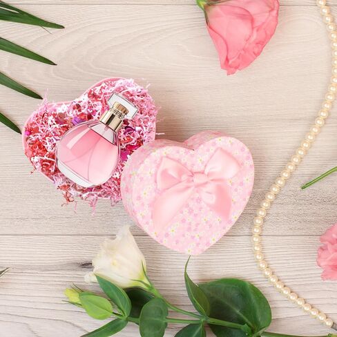 WorldBazaar 1LB Valentine's Day Crinkle Cut Paper Red Pink White Shred Filler Paper with Metallic Confetti Gift Basket Box Filler Valentine Anniversary Holiday Gift Wrapping Supplies in Saudi Arabia