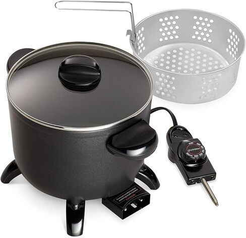 Presto 06006 Kitchen Kettle Multi-Cooker/Steamer(Black versatile 11.5 x 9 x 8.5 inches) in Saudi Arabia