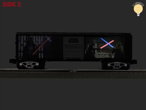 Lionel Star Wars Lightsaber Series Illuminated Boxcar - Darth Vader v. OBI-Wan Kenobi in Saudi Arabia