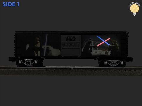 Lionel Star Wars Lightsaber Series Illuminated Boxcar - Darth Vader v. OBI-Wan Kenobi in Saudi Arabia