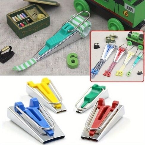 1PC Splicing Cloth 4 Size Fabric Bias Tape Maker Binding Tool Quilting Sewing 6mm 8mm mm Craft DIY (25 mm) in Saudi Arabia