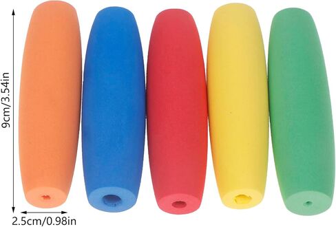 5PCS Ergonomic Crochet Handle Set Comfortable Handle for Crochet Hooks Multi-Size Crochet Hook Accessories for 2mm-8mm Hooks in Saudi Arabia
