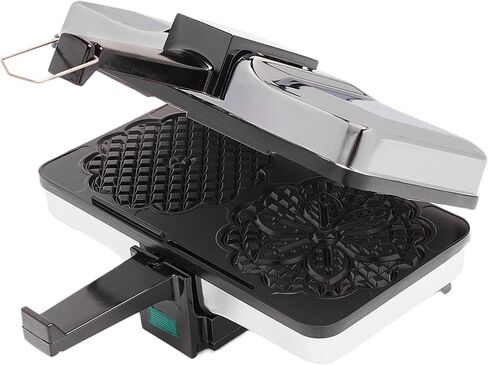 CucinaPro Pizzelle Maker 2 Pack Set– Nonstick Pizzelle Baker & Mini Italian Waffle Iron Press, Easy to Use Duo for Thin Crisp Cookies & Unique Dessert Treats, Gift Bundle for Home, Kitchen Must Have in Saudi Arabia