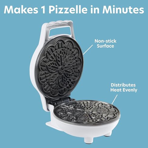 CucinaPro Pizzelle Maker 2 Pack Set– Nonstick Pizzelle Baker & Mini Italian Waffle Iron Press, Easy to Use Duo for Thin Crisp Cookies & Unique Dessert Treats, Gift Bundle for Home, Kitchen Must Have in Saudi Arabia