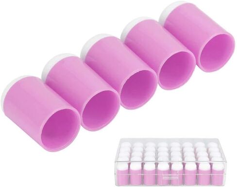 40pcs Finger Sponge Daubers, Special Shape Design for Finger Painting, with Top Sponge Material for Ink Stamping, Card Craft Drawing, Dyeing and Color Mixing (Pink) in Saudi Arabia