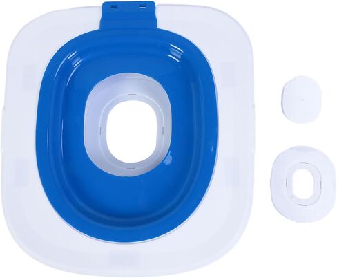Cat Toilet Training Kit, Reusable Cat Toilet Trainer Urinal Removable Pet Toilet Training System, Professional Cat Urinal Seat Trainer for Home Pet Shop (Blue) in Saudi Arabia