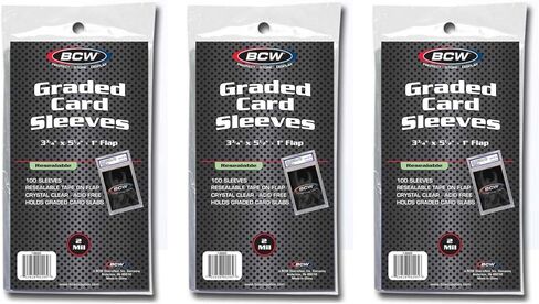 BCW 1-RGCS Resealable Graded Card Sleeves in Saudi Arabia