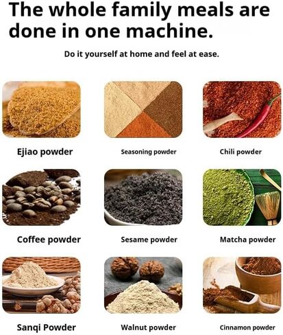 مطحنة المطبخ | مطحنة كهربائية 500 وات | يطحن البهارات والمكسرات والحبوب والقهوة | 1 شفرة من الفولاذ المقاوم للصدأ | الاستخدام الرطب والجاف in Kuwait