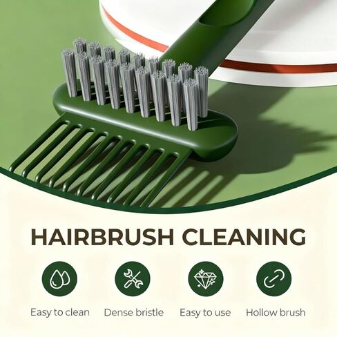 3Pcs 2-in-1 Hair Brush Cleaner and Remover Tool, 2026 New Hairbrush Cleaning Tool Comb Cleaner for Man Woman, with an ergonomic handle, Suitable for Home and Salon Use in Saudi Arabia