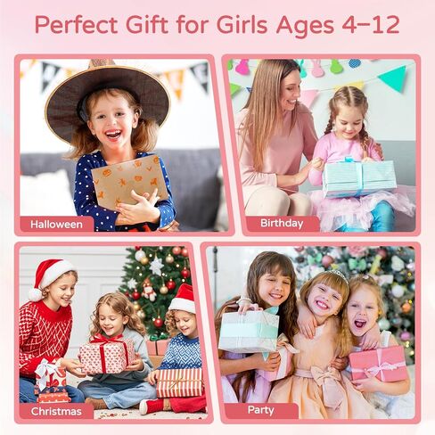CLFORLORGN Hair Gem Stamper Kit for Girls, Reusable Hair Bling Gems Styling Set with Rhinestones, Easy DIY Hair Accessories Toy, Birthday & Christmas Gifts for Girls Ages 4–12 Year Old in Saudi Arabia