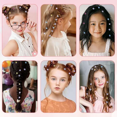 CLFORLORGN Hair Gem Stamper Kit for Girls, Reusable Hair Bling Gems Styling Set with Rhinestones, Easy DIY Hair Accessories Toy, Birthday & Christmas Gifts for Girls Ages 4–12 Year Old in Saudi Arabia