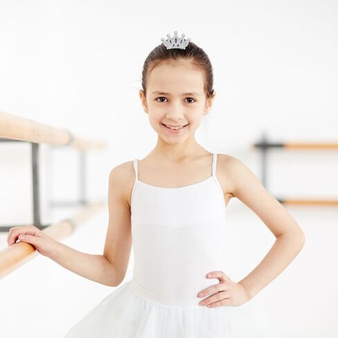 4 قطع من تيجان التاج الصغيرة مع مشط للشعر، مشبك شعر على شكل تاج صغير، تاج صغير من حجر الراين لحفلات أعياد الميلاد وحفلات تزيين الكيك in Kuwait