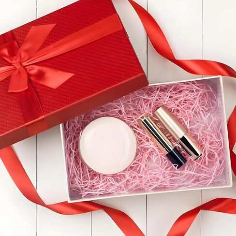 Rainmae Valentine's Day Gift Basket Filler Bulk, Red White Pink Crinkle Cut Paper Shred Filler for Gift Box, Basket Filling for DIY Crafts Gift Wrapping,Wedding Anniversary Party Decorations 10oz/300g in Saudi Arabia