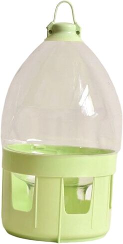 Pigeon Water Dispenser Drinker Bottle Automatic Water Pot Container,Bird Drinker,for Budgie Chicken Parrots Duck Hamster, 6L in Saudi Arabia