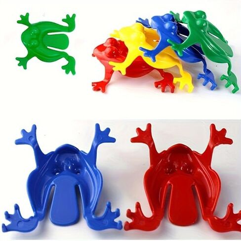 15 Colorful Mini Jumping Frogs - Finger Dexterity Game, Counting & Math Skills Tool, Birthday Party Gift & Educational Toy, Halloween, Christmas, New Year, Valentine's Day Party Supplies in Saudi Arabia