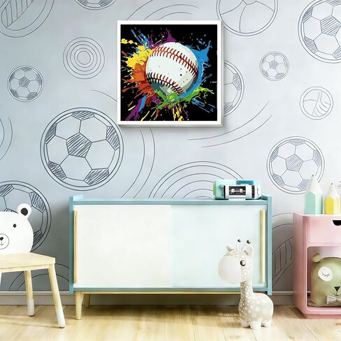 bleihum Game Paint by Numbers Kit for Kids with Frame Wooden Easel, Controller Paint by Number Kids, DIY Acrylic Painting by Numbers for Teen Boys Gamer Room Decor 8x8 Inch in Saudi Arabia