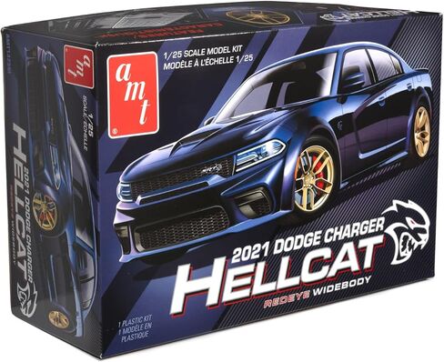 AMT Skill 2 أطقم منمذجة 2021 Hellcat Redeye Widebody 1/25 مقياس نموذج AMT1325 in Kuwait