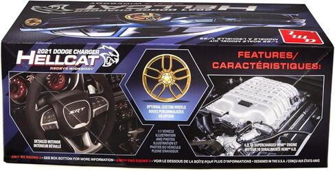 AMT Skill 2 أطقم منمذجة 2021 Hellcat Redeye Widebody 1/25 مقياس نموذج AMT1325 in Kuwait