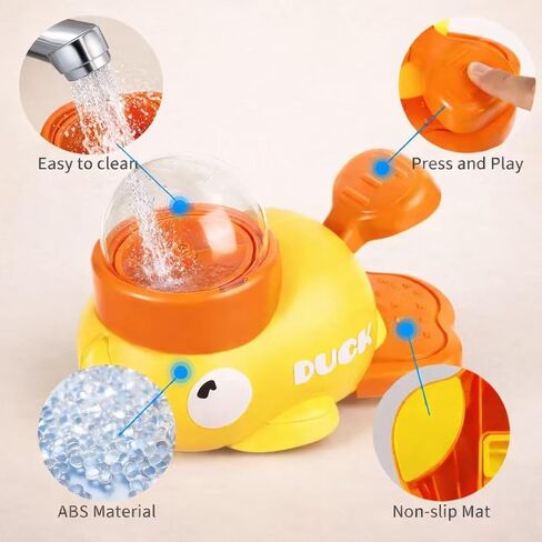 Duck Dog Treat Dispenser Toy for Small Breeds - Interactive Slow Feeder Puzzle & Food Dispensing Toy, Mental Stimulation Puppy Chew Toy for Healthy Digestion & IQ Training (Yellow) in Kuwait