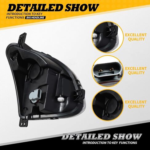 Bumper Left Side Turn Signal Light Assembly Compatible with Equinox 2018-2021 w/o Fog Lamp 84226250 (Left) in Saudi Arabia