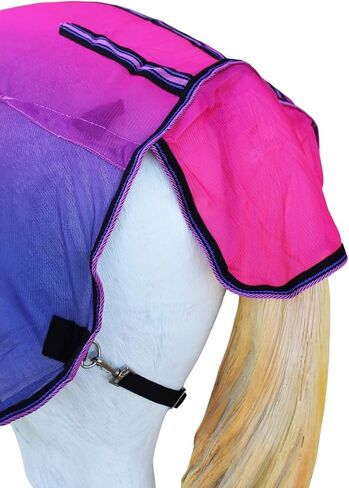 74" Horse Light Summer Spring Airflow Mesh Removable Neck Pink Ombre 73159 in Saudi Arabia