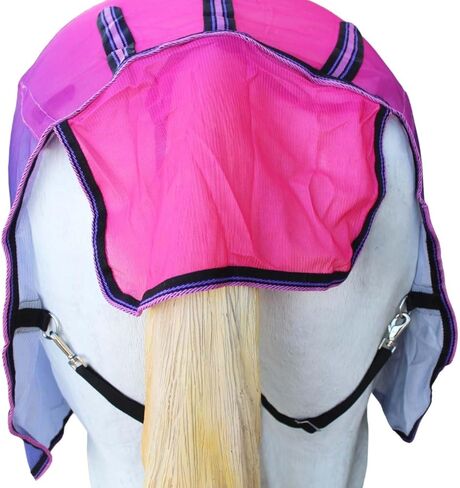 74" Horse Light Summer Spring Airflow Mesh Removable Neck Pink Ombre 73159 in Saudi Arabia