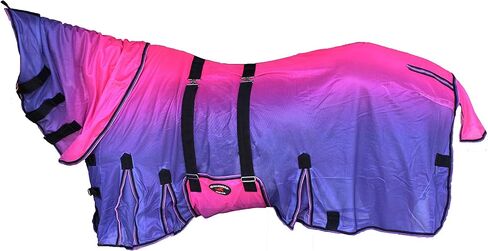 74" Horse Light Summer Spring Airflow Mesh Removable Neck Pink Ombre 73159 in Saudi Arabia