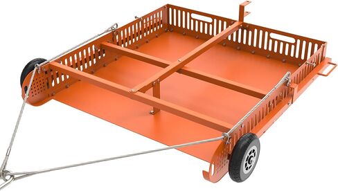 2 in 1 Horse Paddock Cleaner & Trailer, Tow-Behind Trailer Horse Manure Scoop, 2 in 1 Field Cleaner & Scooper for Paddock, Horse Pasture in Kuwait