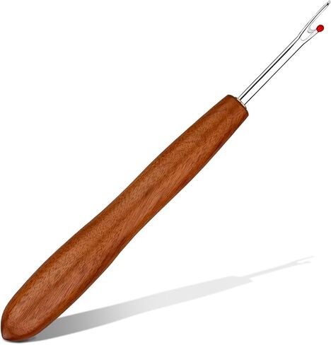 ZMAAGG Seam Ripper، كسارات الدرزات للخياطة، إزالة الغرز بمقبض خشبي للخياطة والحرف اليدوية (كبيرة) in Kuwait