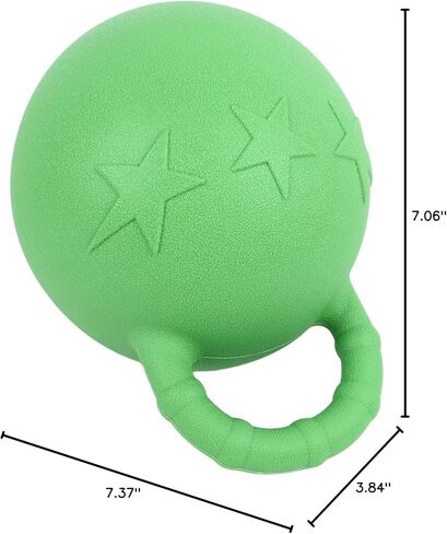 gernie Horse Jolly Ball, Jolly Tug Horse Toy with Fruit Flavor, Slow Bounce Rubber Anti Burst Horse Ball Toy Interactive Horse Play Ball for Equestrian Training Game, Horse Soccer Ball in Saudi Arabia