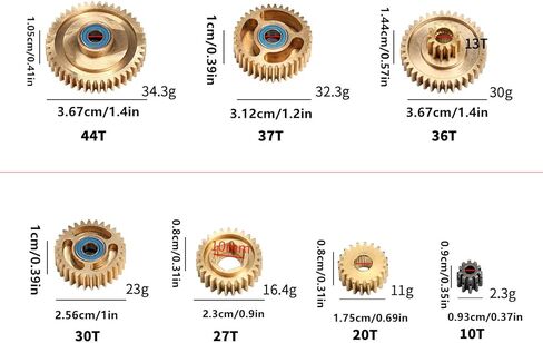 Transmission Gearbox Gears Set Parts for Tamiya Tractor Trailer 1/14 RC Car in Saudi Arabia