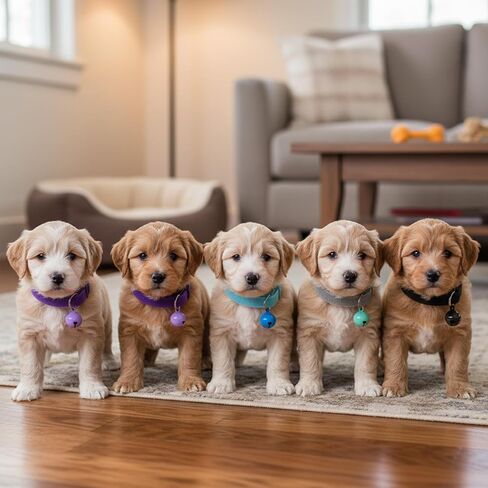 24Pcs Newborn Puppy Collars Tiny Kitten Collar with Bell Baby Kitten Puppy Whelping Collars for Small Newborn Kittens Puppies in Saudi Arabia