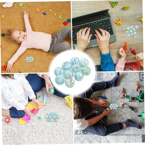 SUPVOX 10pcs Boys and Girls Glass Marbles for Physics Experiments Fish Tank Decorations and Educational Laboratory Supplies Random Style in Saudi Arabia