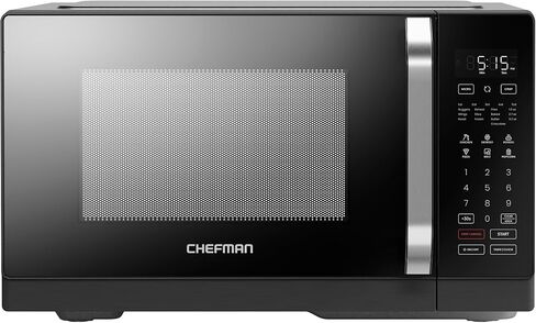 فرن ميكروويف رقمي MicroCrisp من Chefman، وظيفة طهي مزدوجة فريدة من نوعها "Cook and Crisp"، ميكروويف 1000 واط + 1500 واط، 1.1 قدم مكعب، 6 إعدادات مسبقة تعمل باللمس، شاشة رقمية، مقبض من الفولاذ المقاوم للصدأ in Kuwait