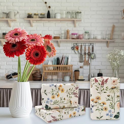 100 Sheets Floral Tissue Paper Vintage Wildflower Gift Wrapping Paper Butterfly Flower Printed DIY Art Craft Papers for Spring Wedding Bridal Shower Birthday, 14 x 20 Inch in Saudi Arabia