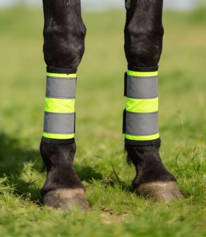 2/Pack Horse High Visibility Leg Gear, Horse Leg Wraps Add Safety, Breathable Wraps Easy to Put on in Saudi Arabia