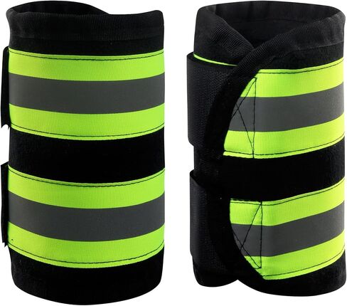2/Pack Horse High Visibility Leg Gear, Horse Leg Wraps Add Safety, Breathable Wraps Easy to Put on in Saudi Arabia