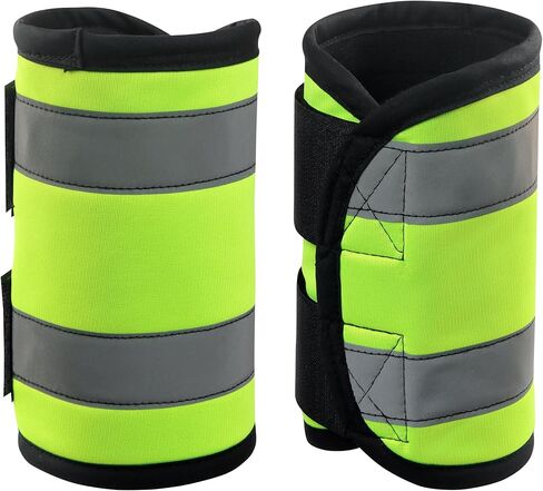2/Pack Horse High Visibility Leg Gear, Horse Leg Wraps Add Safety, Breathable Wraps Easy to Put on in Saudi Arabia