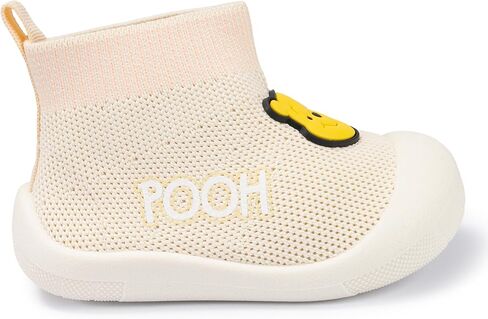 Disney Sock Top Shoes for Babies and Toddlers - Comfortable Minnie Mouse and Winnie The Pooh Baby Sock Shoes for Everyday Wear in Saudi Arabia