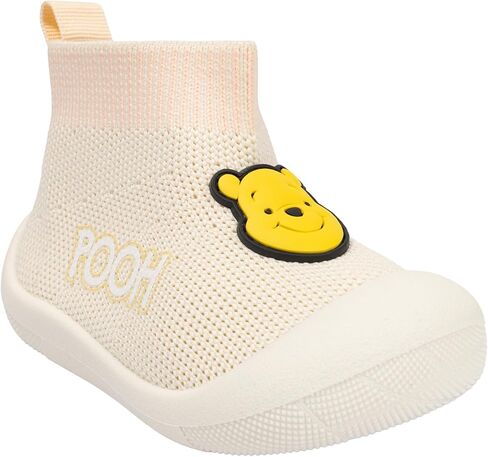 Disney Sock Top Shoes for Babies and Toddlers - Comfortable Minnie Mouse and Winnie The Pooh Baby Sock Shoes for Everyday Wear in Saudi Arabia