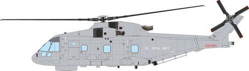 Italeri 1486 AW101 Merlin HM.1 1:72 مقياس البلاستيك أطقم منمذجة/نموذج الجمعية in Saudi Arabia