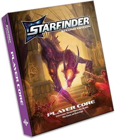 الإصدار الثاني من غلاف Starfinder Player الأساسي - كتاب القواعد الكامل، 10 سلالات، 6 فصول - لعبة تقمص الأدوار على الطاولة in Kuwait